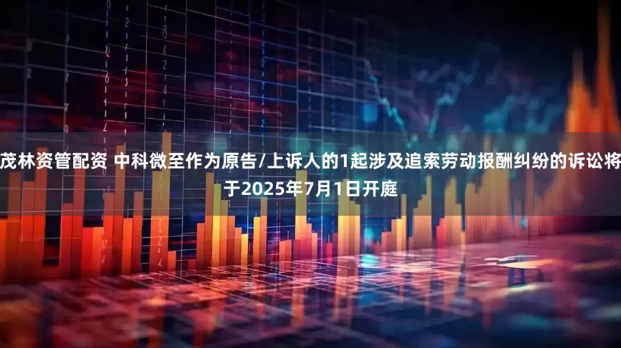 茂林资管配资 中科微至作为原告/上诉人的1起涉及追索劳动报酬纠纷的诉讼将于2025年7月1日开庭